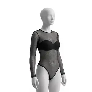 بادی بادکنکی یقه گرد مشکی