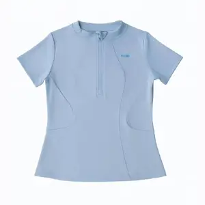 سویشرت نیم زیپ آستین کوتاه اویشوOYSHO